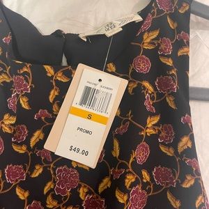 Pink Rose floral dress new w/tags